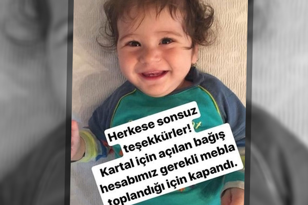 Kartal bebek organ havuzunda bekleyenler listesinde