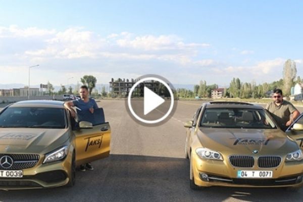 Ağrı’da lüks araçla taksi hizmeti