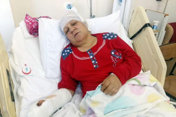 Sandalye yüzünden tartıştığı eşini baltayla darp etti