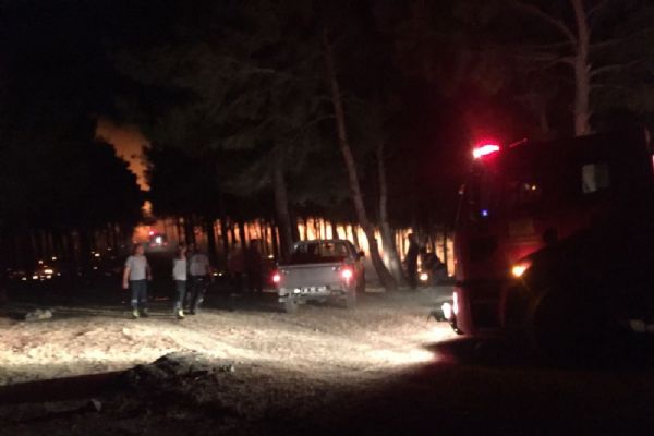 5 hektar ormanlık alan yandı