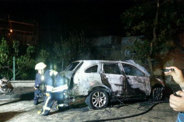 Otomobille birlikte 60 bin TL'de yandı