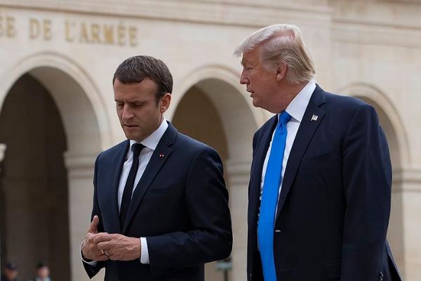 Macron'dan 'Trump' açıklaması