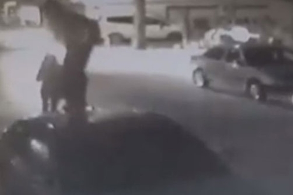 Sıra dışı olay güvenlik kamerasında