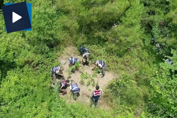 Jandarma'dan drone'lu uyuşturucu operasyonu