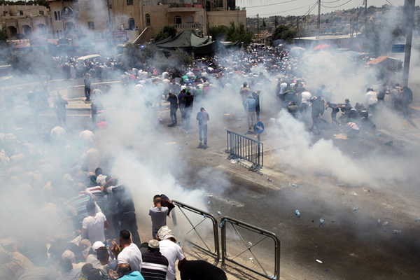 Kudüs sokaklarında İsrail terörü!