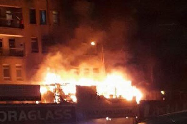 Ankara'da korkutan yangın