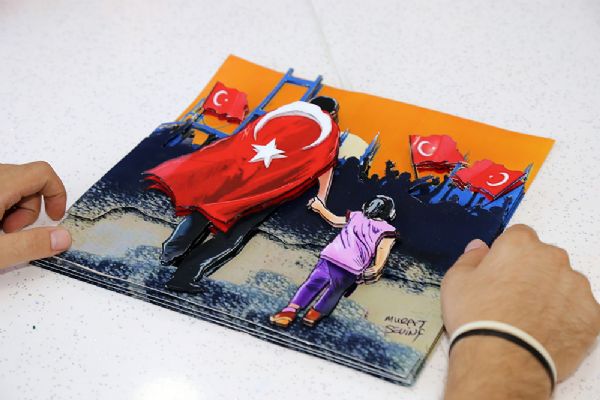 15 Temmuz'un sembol fotoğrafını üç boyuta taşıdılar