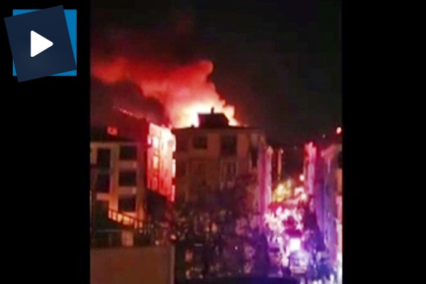 Esenyurt'ta korkutan yangın