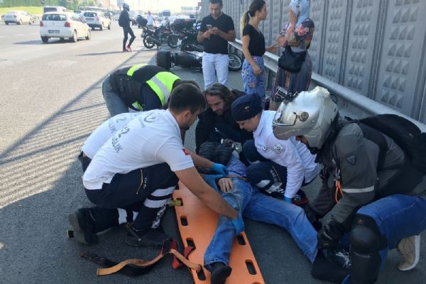 Haliç Köprüsü'nde trafik kazası: 1 yaralı