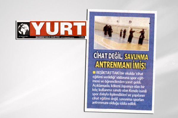 Yurt Gazetesi'nden skandal 'cihat' haberi