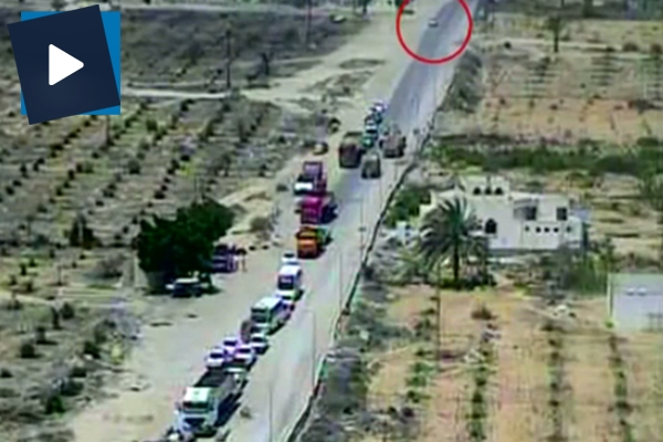 Mısır ordusuna ait tank faciayı kıl payı önledi!