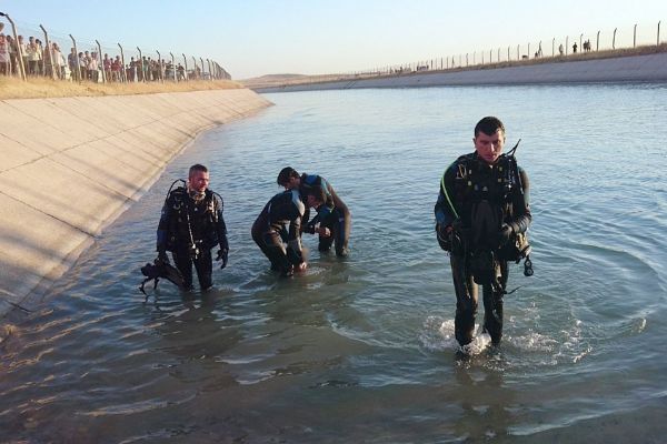 Sulama kanalı sonu oldu