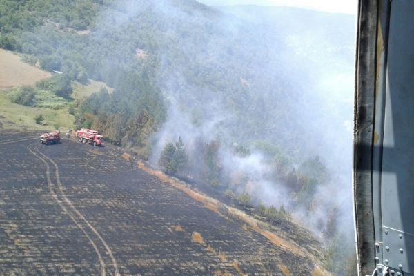 Karabük'te orman yangını