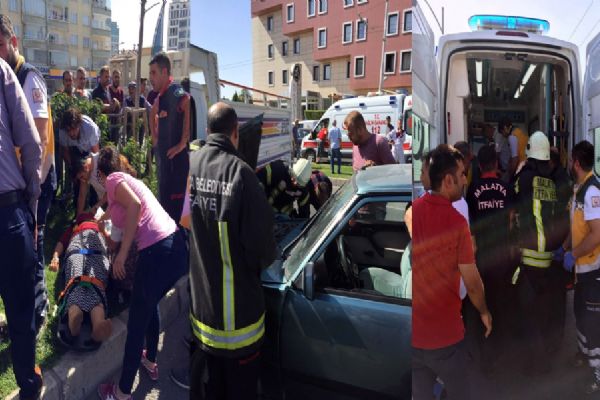 Malatya'da otomobil ile pikap çarpıştı: 1 ölü, 3 yaralı