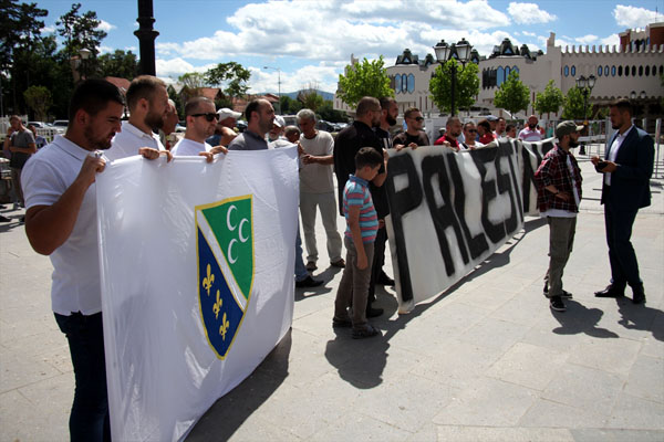 Sırbistan'da 'Kudüs' eylemi