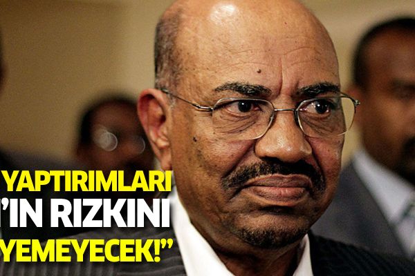 El-Beşir: 'ABD'nin yaptırımları Sudan'da rızkı engelleyemeyecek.'