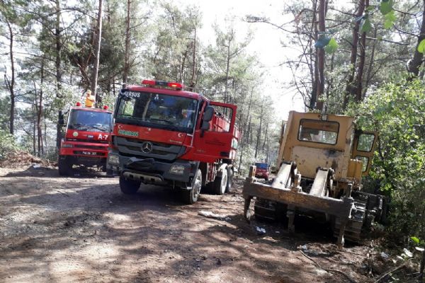 Hatay'ın Dörtyol ilçesindeki orman yangını kontrol altına alındı