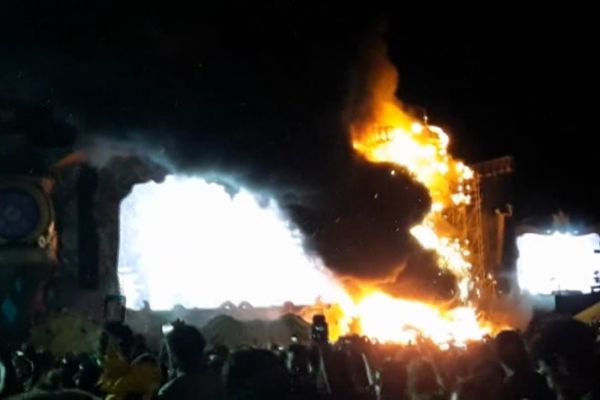 İspanya'da korkutan yangın