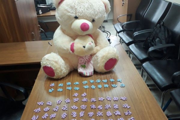 Trabzon'da oyuncak ayıyla uyuşturucu sevkiyatı polise takıldı