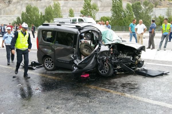 Gümüşhane'de trafik kazası