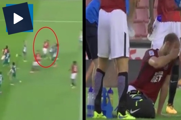 Semih Kaya'nın çıktığı ilk maçta ayağı işte böyle kırıldı