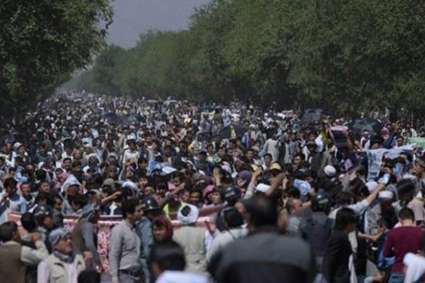 Afganistan'da hükümet karşıtı protesto!