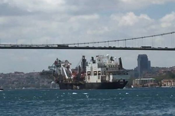 Türk Akımı için İstanbul Boğazı'nda