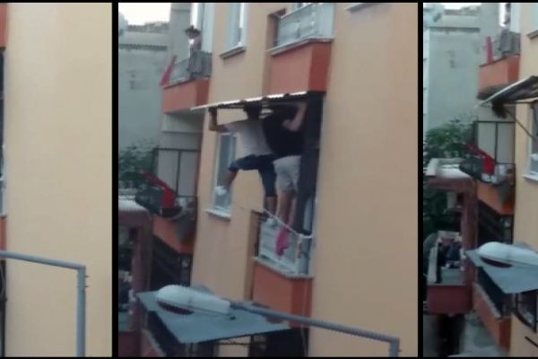 Mersin'de kaynak çalışması faciayla sonuçlanıyordu