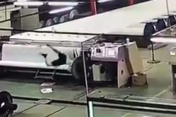 Çin'de bir fabrikada korkunç kaza !