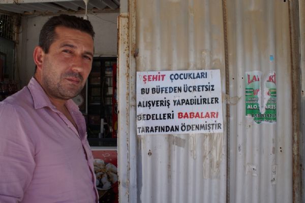 Çanakkale'de şehit çocuklarına bu marketten alışveriş yapmak ücretsiz