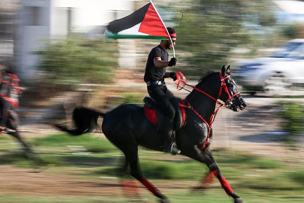Gazze'de Mescid-i Aksa için atlı yürüyüş!