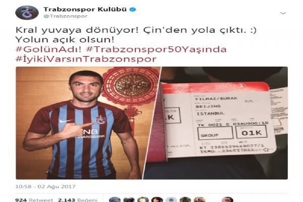 Yılmaz yuvaya dönüyor