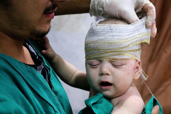 Esed rejimi, Doğu Guta'da sivilleri vurdu!