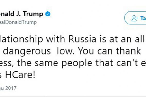 Donald Trump Rusya konusunda kongreyi suçladı