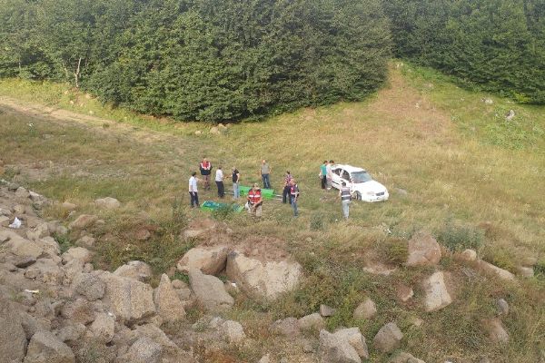 Tokat'ta otomobil uçuruma yuvarlandı: 2 ölü, 5 yaralı