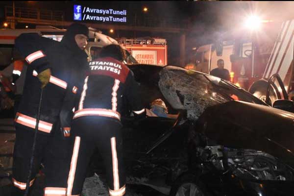 Kadıköy'de zincirleme kaza