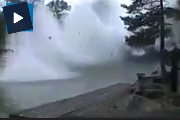 Nehre yıldırım düşünce bakın ne oldu!