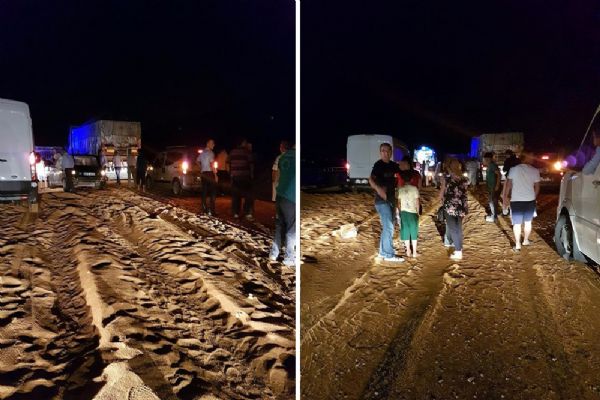 Serinhisar'da yem kamyonu devrildi: 1 ölü, 2 yaralı