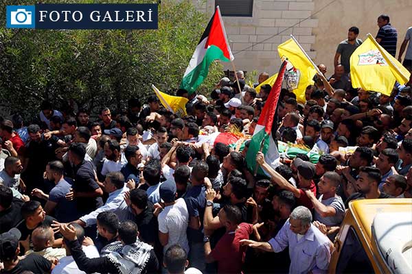 Filistinlilerin cenaze töreni düzenlendi