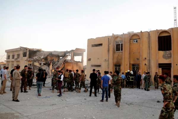 Erbil'de mühimmat deposu patladı