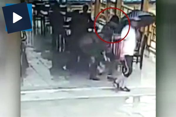 Çin'de baltalı saldırgan böyle görüntülendi