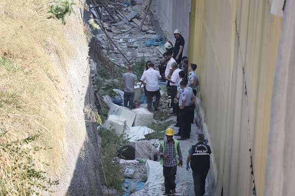 Marmaray inşaatında ceset bulundu