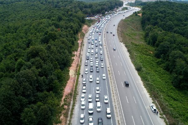 Tatilciler Şile'ye akın etti