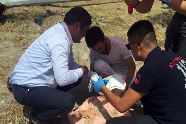 Yozgat'ta yaralılara ilk müdahale CHP'li vekillerden geldi