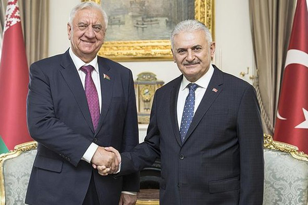 Miyasnikoviç'ten Başbakan Yıldırım'a ziyaret