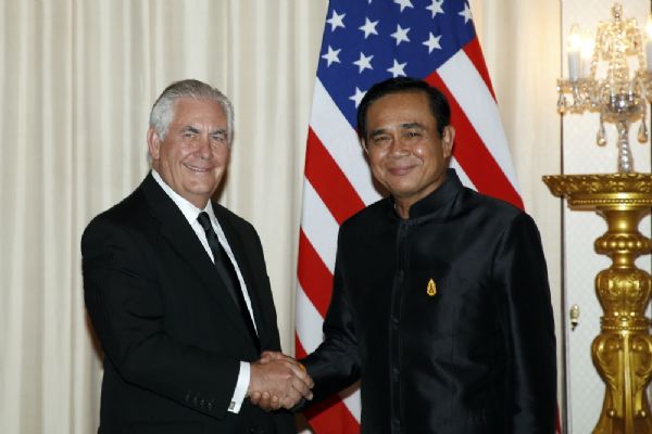 Rex Tillerson'dan Tayland'a 'Kuzey Kore' ziyareti