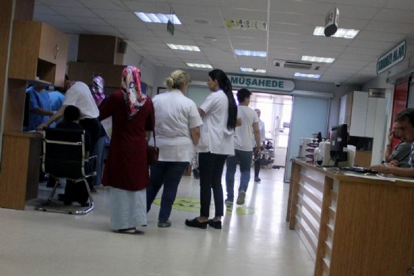 Samsun'da hastanede kadın doktora darp