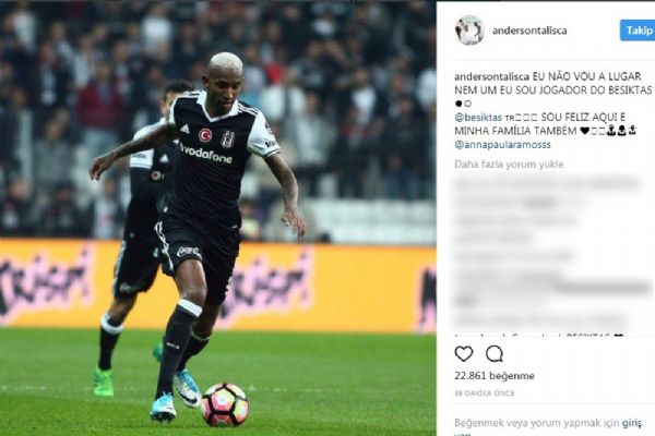 Anderson Talisca: 'Beşiktaş'ta mutluyum, bir yere gitmiyorum'