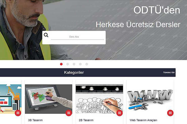 ODTÜ'den ücretsiz eğitim