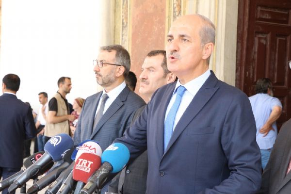 Numan Kurtulmuş, Topkapı Sarayı'ndaki kayma iddialarına cevap